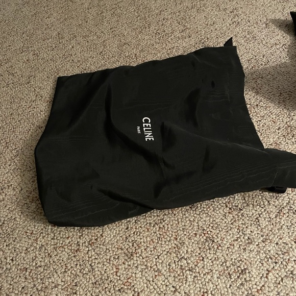 CELINE Canvas Leather Lace Up Combat Boots with Logo Size 35 - Picture 11 of 11